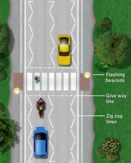 Pedestrian Crossings - Motorcycle Test Tips
